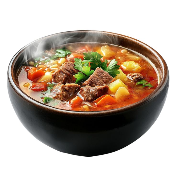شوربة عدس دافئة 